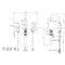 Ultra Faucets Ultra Faucets Nita Matte Black Widespread Bathroom Sink Faucet 8 in. UF56607 - alternate 3